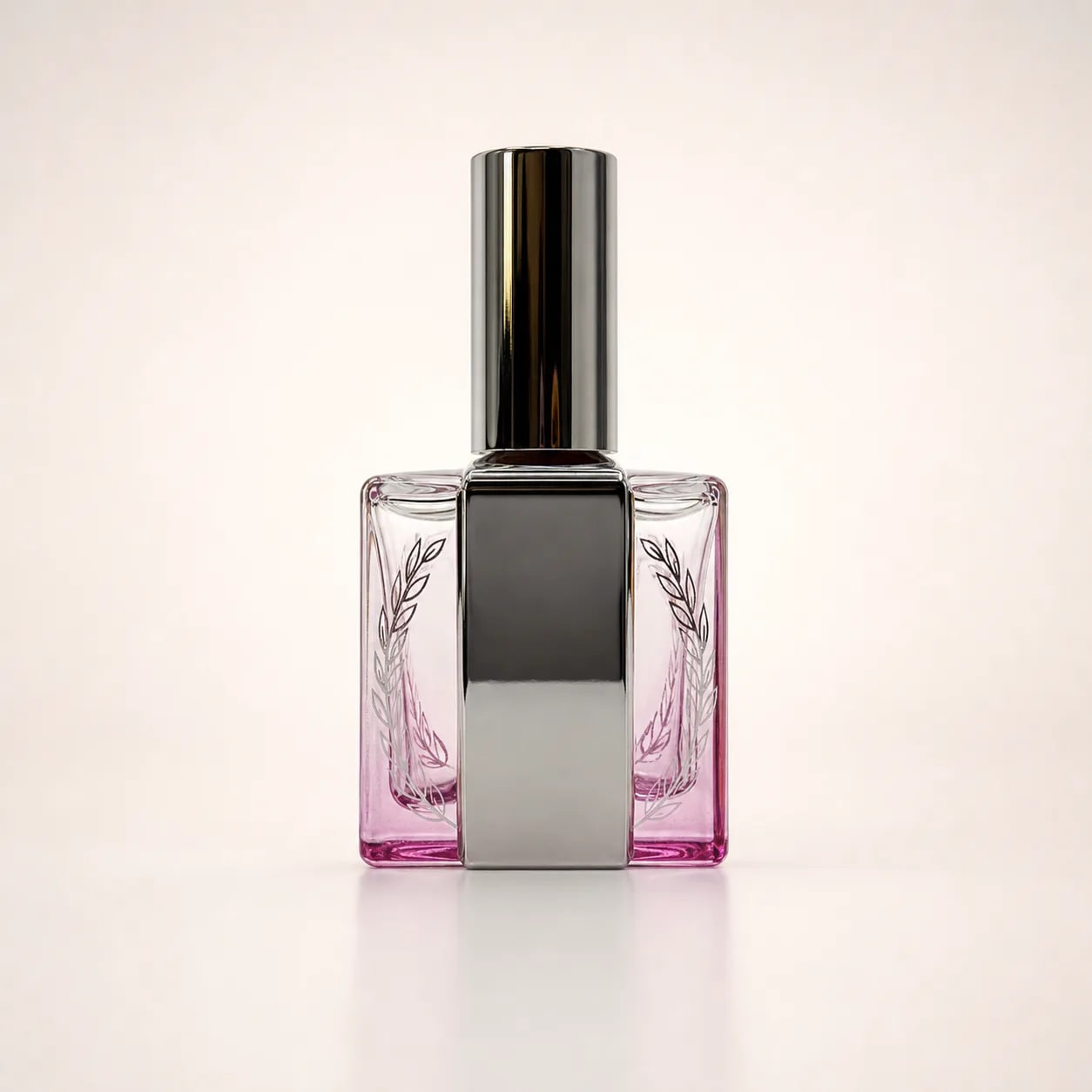 زجاجة عطر بنمط سنابل القمح